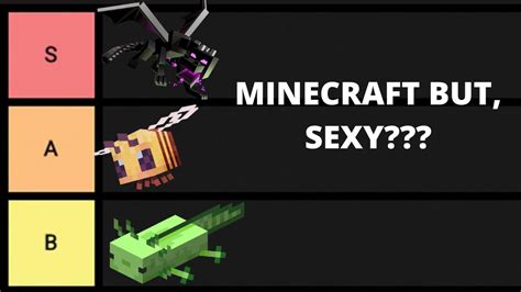 Sexy Minecraft Mobs Tier List Youtube