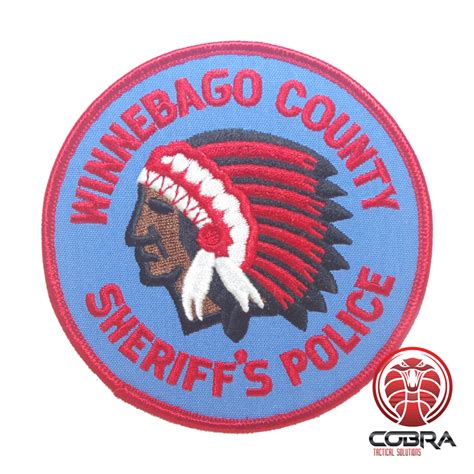 Winnebago County Sheriffs Police Embroidered Patch Iron On Military