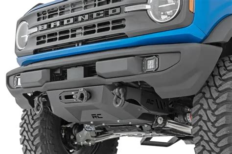2021 Bronco Rough Country Hidden Winch Mount And Skid Plate Kit 51054
