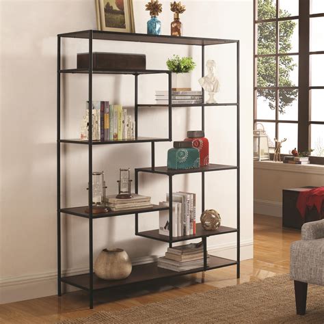 Cheap bookcases free shipping can offer you many choices to save money thanks to 21 active results. Coaster Bookcases Modern Bookcase with Offset Shelves ...