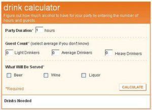 Take control of your wedding budget with easy wedding's budget calculator. Planning Food & Drinks - Alcohol Calculator | Alcohol calculator, Wedding alcohol, Wedding ...