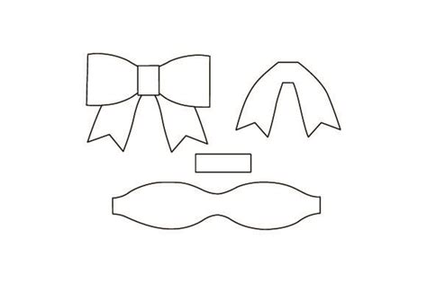 I am publishing this same tutu hair bow holder pattern here so you can download, print, and use as a template for your bodice. Hair Bow Template (SVG Cut file) by Creative Fabrica Crafts · Creative Fabrica