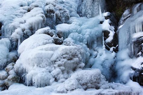 Frozen Waterfall Stock Image Image Of Area Frost Freeze 16949321