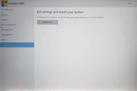 How To Configure Surface Laptop Uefibios Settings Surfacetip