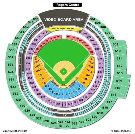 Rogers Centre Seating Chart Seating Charts And Tickets Images And
