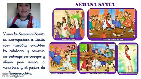 Clase Domingo De Ramos Jueves Y Viernes Santo ¿que Pasó Y Que Celebramos Miss Sandra