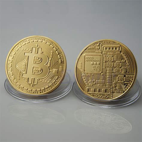 Bitcoin Moneta Kolekcjonerska Złota 6962484135 Oficjalne
