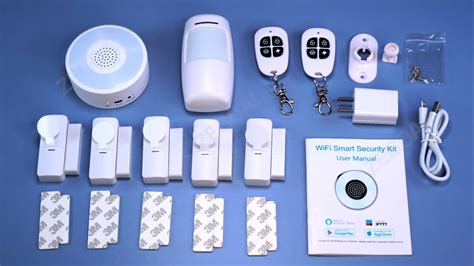 Smart Security System Wifi Alarm System Kit With App Push And Calling