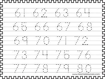 Best tracing numbers worksheets for kindergarten pdf