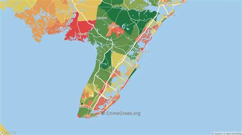 The Safest And Most Dangerous Places In Cape May County Nj Crime Maps