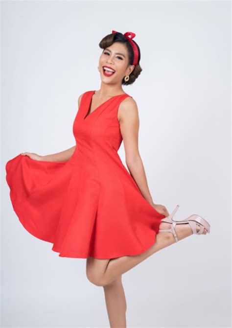 Buy combinación de vestido rojo con zapatos in stock