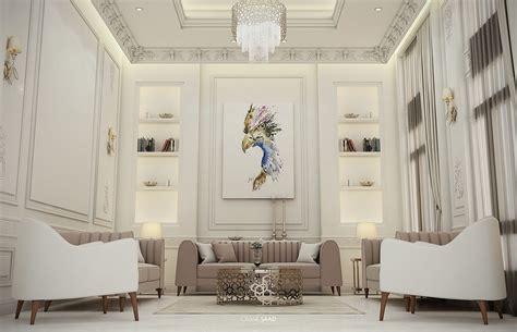 Luxury Classic Villa Interior Design On Behance Elegant Home Decor