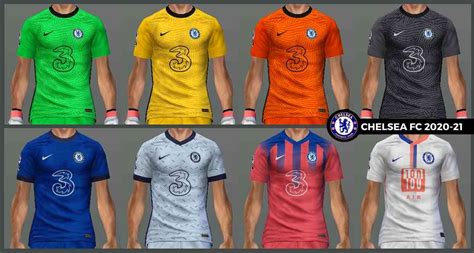 Ultigamerz Pes 6 Chelsea Fc Complete Gdb Kits 2020 21