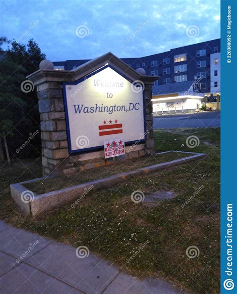 Welcome To Washington Dc Stock Photo Image Of Building 220380092