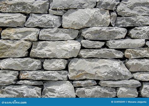 Stone Wall Stock Image Image Of Construction Brickwall 32495049