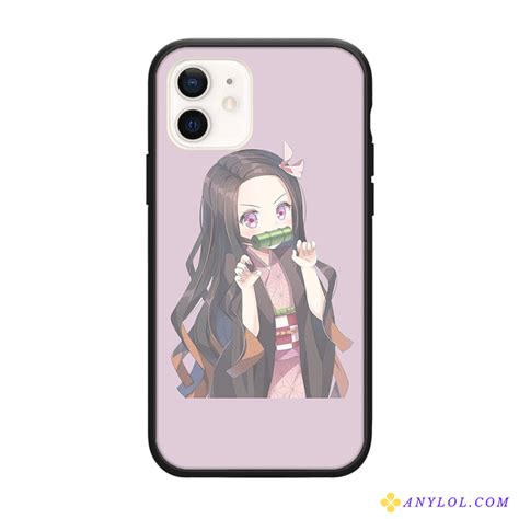 Demon Slayer Nezuko Led Phone Case For Iphone Anylol