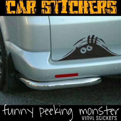 Buy Funny Peeking Monster Stickers Kereta Peeking Monster