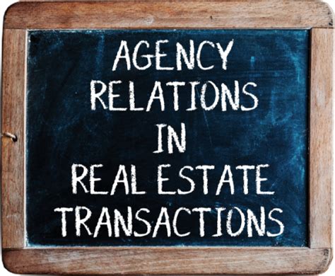 Agency Relations In Real Estate Transactions Bob Brooks School