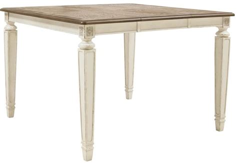 Signature Design By Ashley Realyn Two Tone Counter Height Dining Table