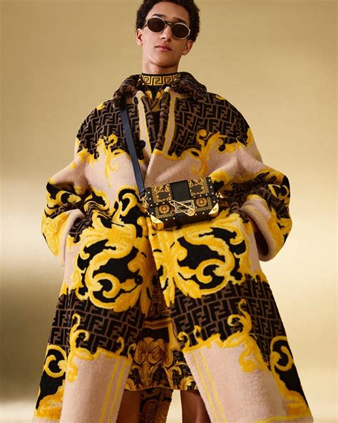 Fendace Versace By Fendi Campaign Men Pre Fall 2022