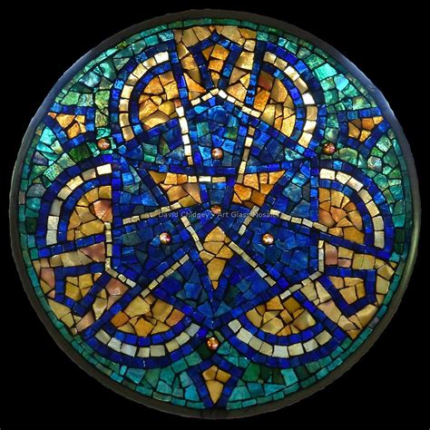Kaleidoscope Stained Glass Mosaic Mosaic Art Mosaic