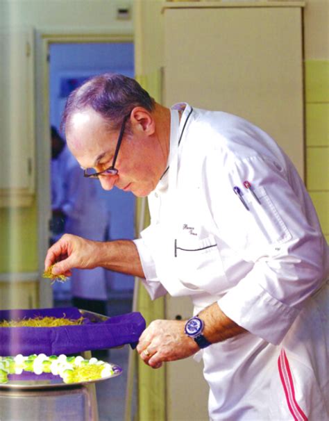 Presidential Chef Bernard Vaussion At Le Normandie