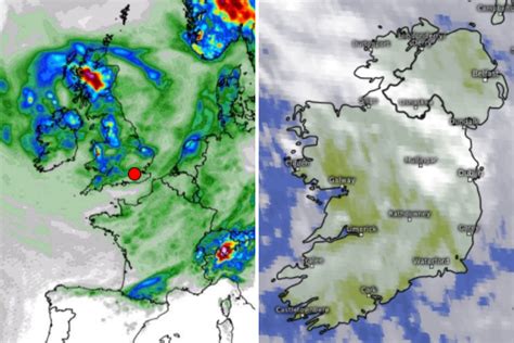 Irish Weather Forecast Met Eireann Issues Rain And Thunderstorm