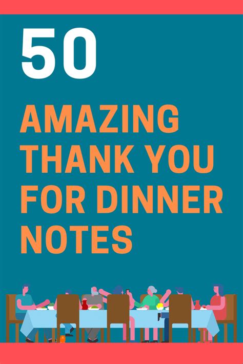 But what gracious hosts you were, preparing a delicious dinner and inviting us to stay. 50 Amazing Thank You for Dinner Notes | FutureofWorking.com