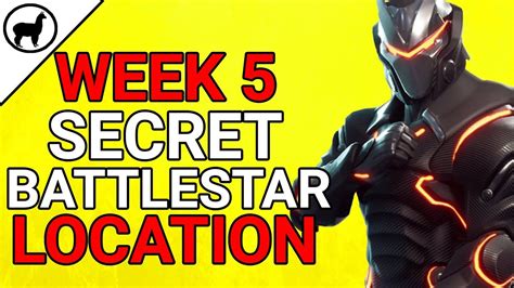 Week 5 Secret Battlestar Blockbuster Challenge Location Fortnite