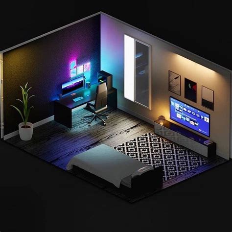 3d Model Bedroom Gaming Room Design Joanamtfjoana