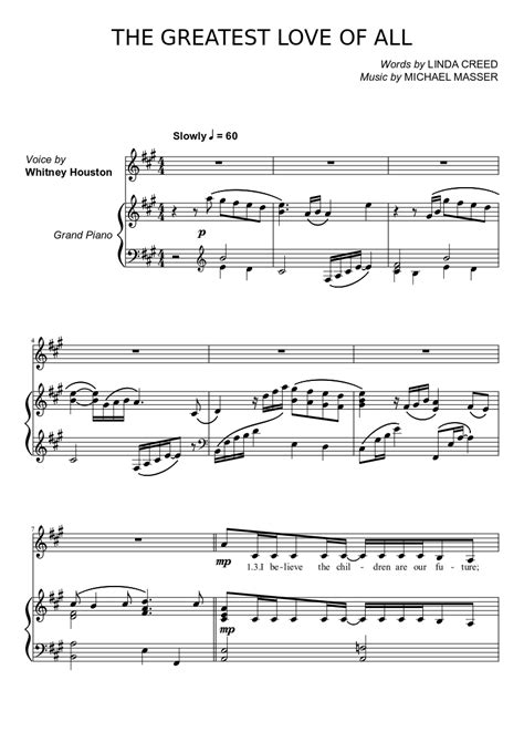 Easy to play but sounds absolutely splendid. The greatest love of all piano sheet music free pdf - fccmansfield.org