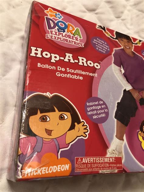 Nick Jr Sports Hop A Roo Bouncing Ball Dora The Explorer Pink Girls