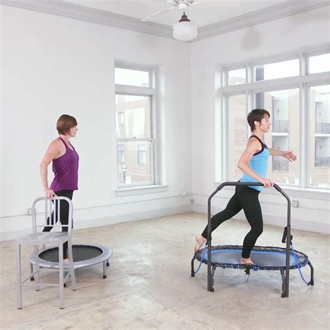 Fitness Trampoline Barre Workout Stamina Products