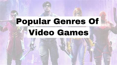 Popular Genres Of Video Games In 2023