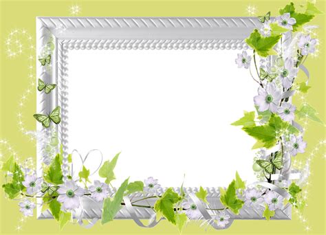 Yellow Flower Transparent Frame Gallery Yopriceville High Quality