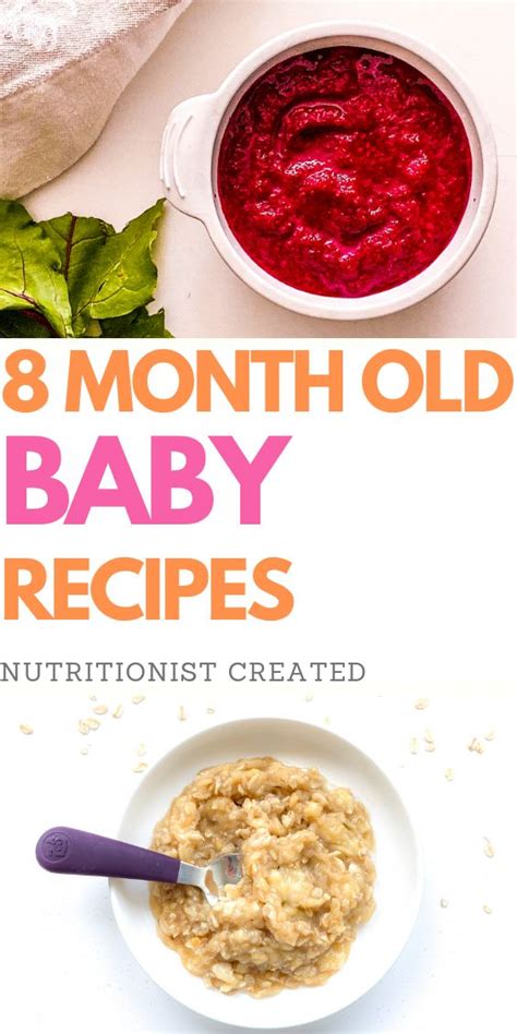 8 month old baby food list. 8 month old baby recipe ideas in 2020 | Baby food recipes ...