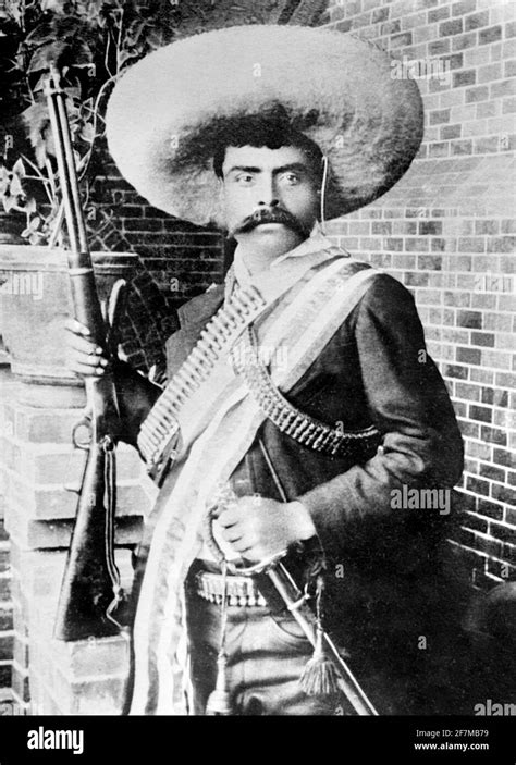 Emiliano Zapata Retrato Del General Revolucionario Mexicano Emiliano