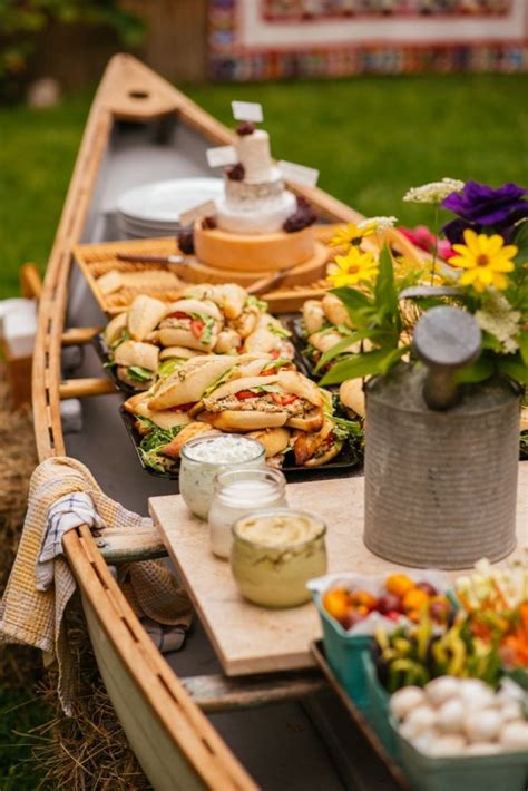 Summer is one of the four earth's seasons, that goes after spring and foreshadows autumn. How to set up an outdoor buffet in a canoe | Simple Bites
