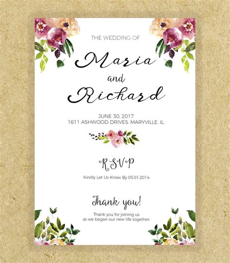 Marriage Invitations Card For Friends