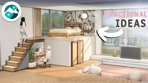 The Sims 4 Ocean Themed Bedroom In 2021 Sims 4 House