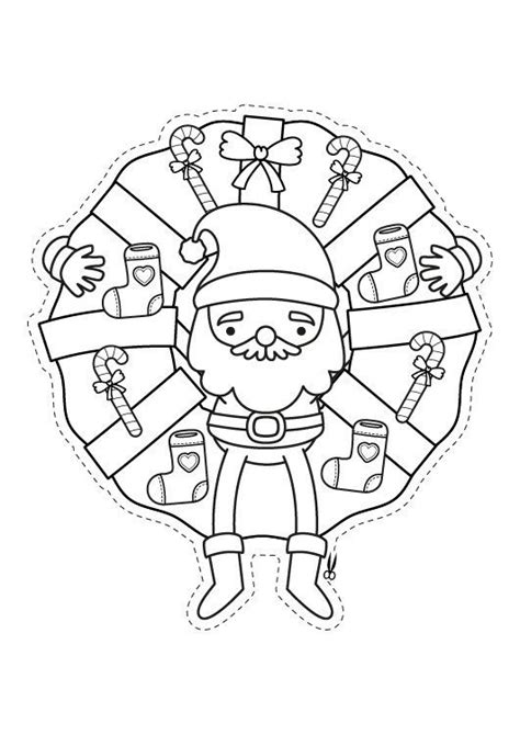 ¡quedaría perfecto en la puerta de casa! Corona de Navidad: dibujo para colorear e imprimir ...