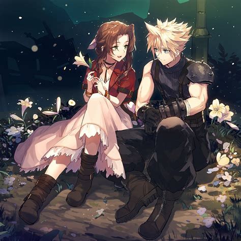 Aerith X Cloud Art By Satumashamo Rfinalfantasy