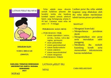Leaflet Latihan Perut Ibu Nifasdocx