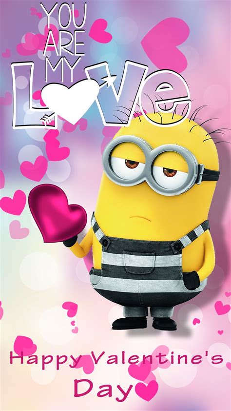 Valentines Day Minions Wallpapers Wallpaper Cave