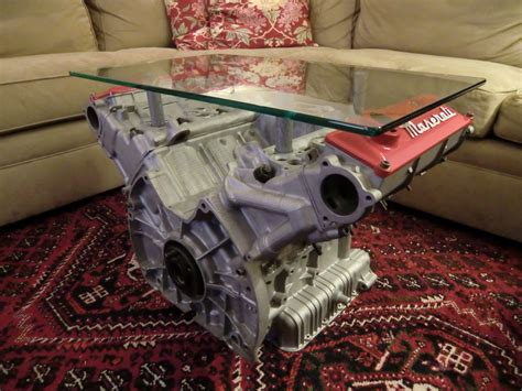 Tamerlanes Thoughts Engine Block Coffee Table Complete