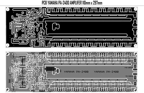Pcb layout for power amplifier rockola exp with speaker protector, you can download pcb layout as pdf format file, at. Yamaha Power Amplifier PA-2400 Schematic & PCB | Audio amplifier, Power amplifiers, Circuit diagram