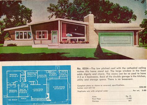 1950s 60s Ranch And Suburban Homes Mid Century Modern