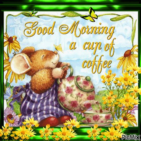 A Cup Of Coffee Good Morning Quote  Pictures Photos And Images For