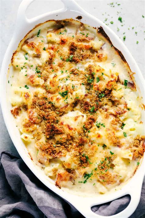 Check spelling or type a new query. Creamy Cauliflower Au Gratin with Bacon - Healthy Chicken ...