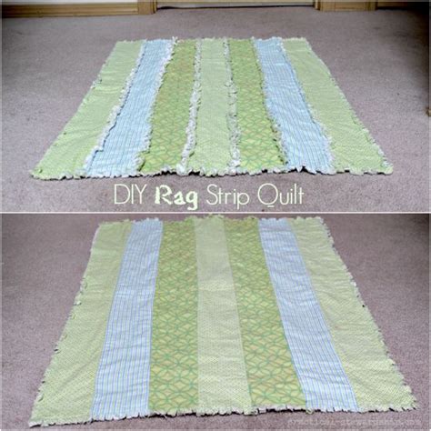 Easy Diy Rag Strip Quilt Practical Stewardship Rag Quilt